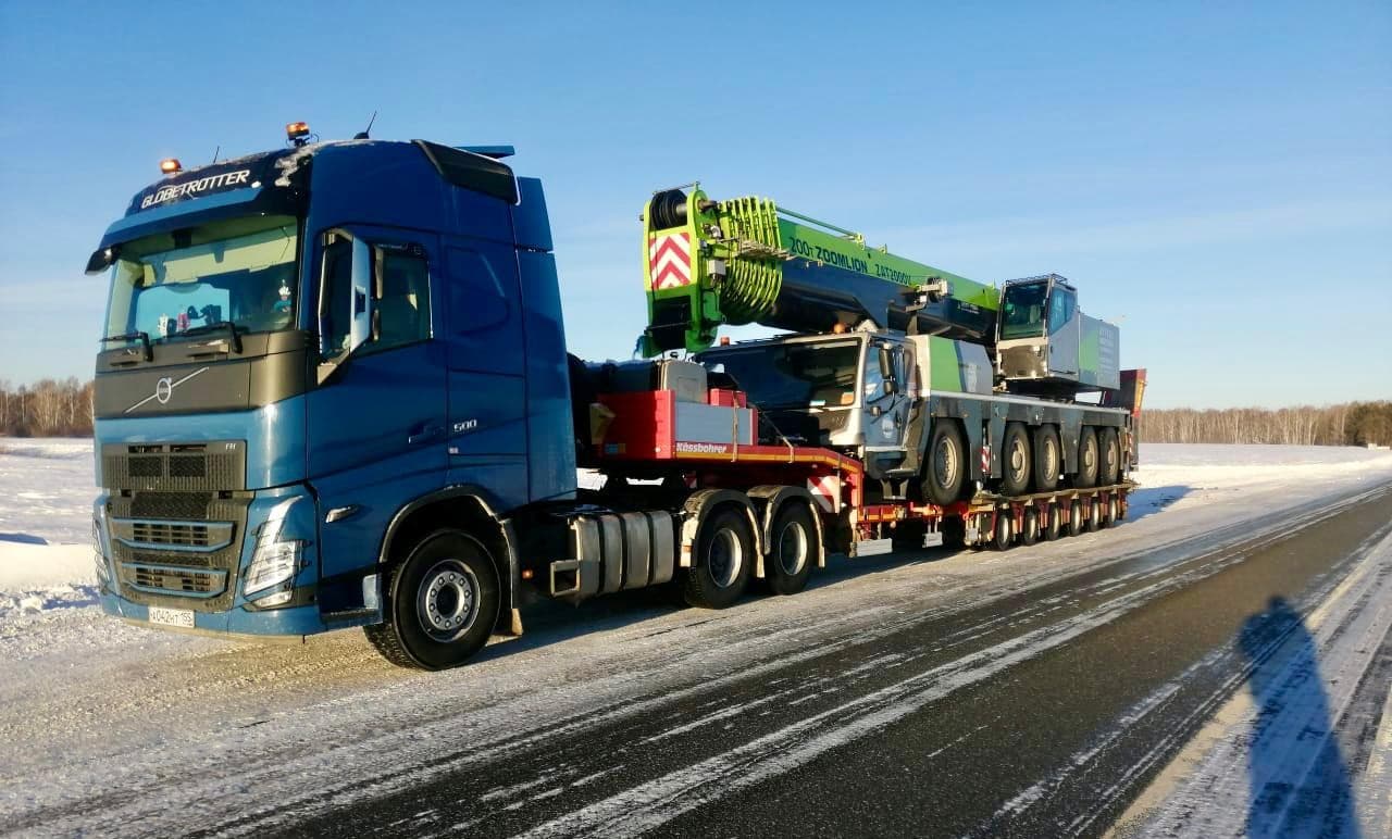 Перевозка автокрана Zoomlion