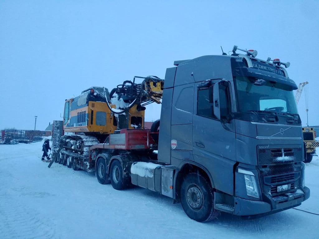 Перевозка буровой установки Bauer