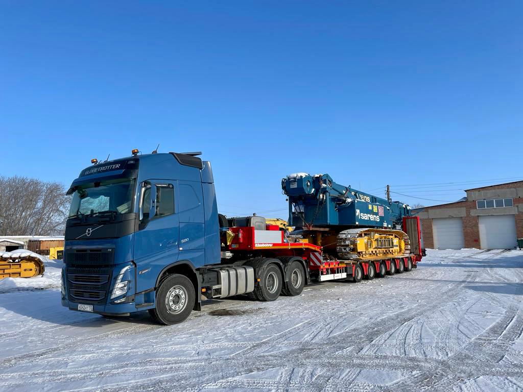 Перевозка гусеничного крана